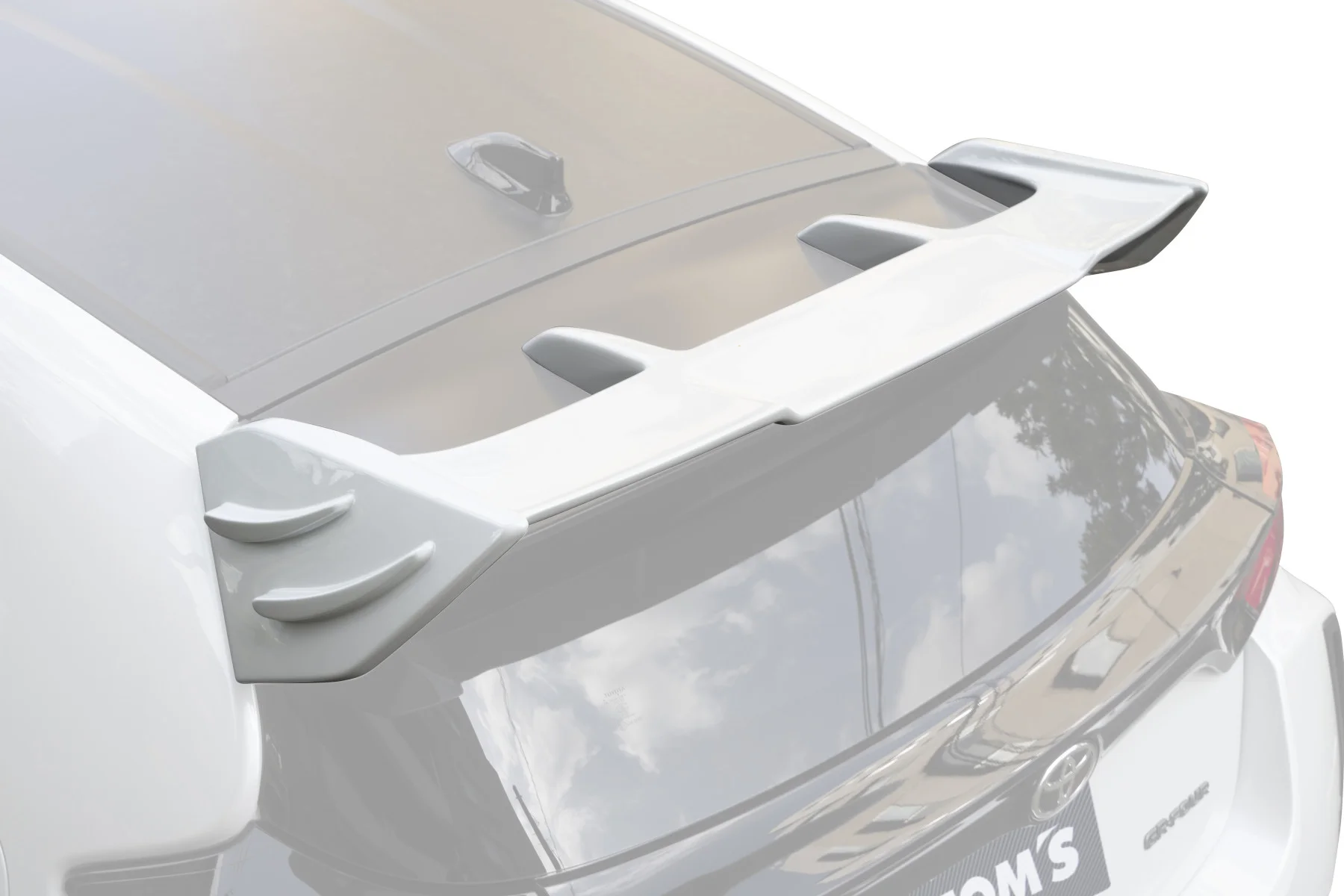 Toms Racing GR Yaris Roof Wing (Unpainted) alt