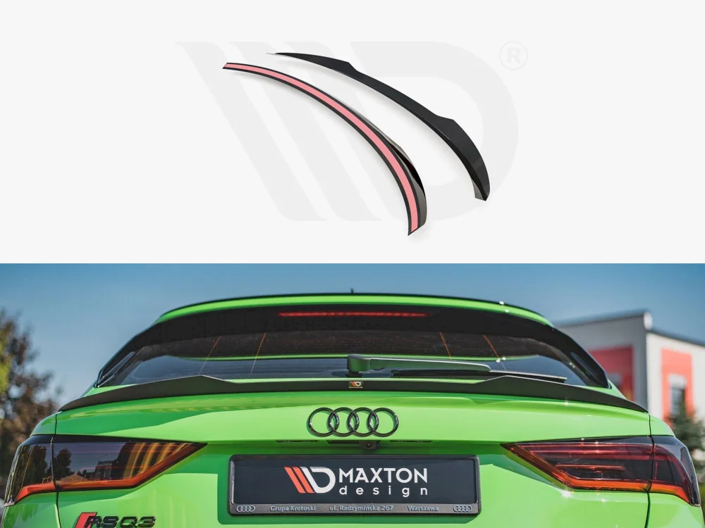 Maxton Design Spoiler Cap Audi RSQ3 Sportback 2019+ alt