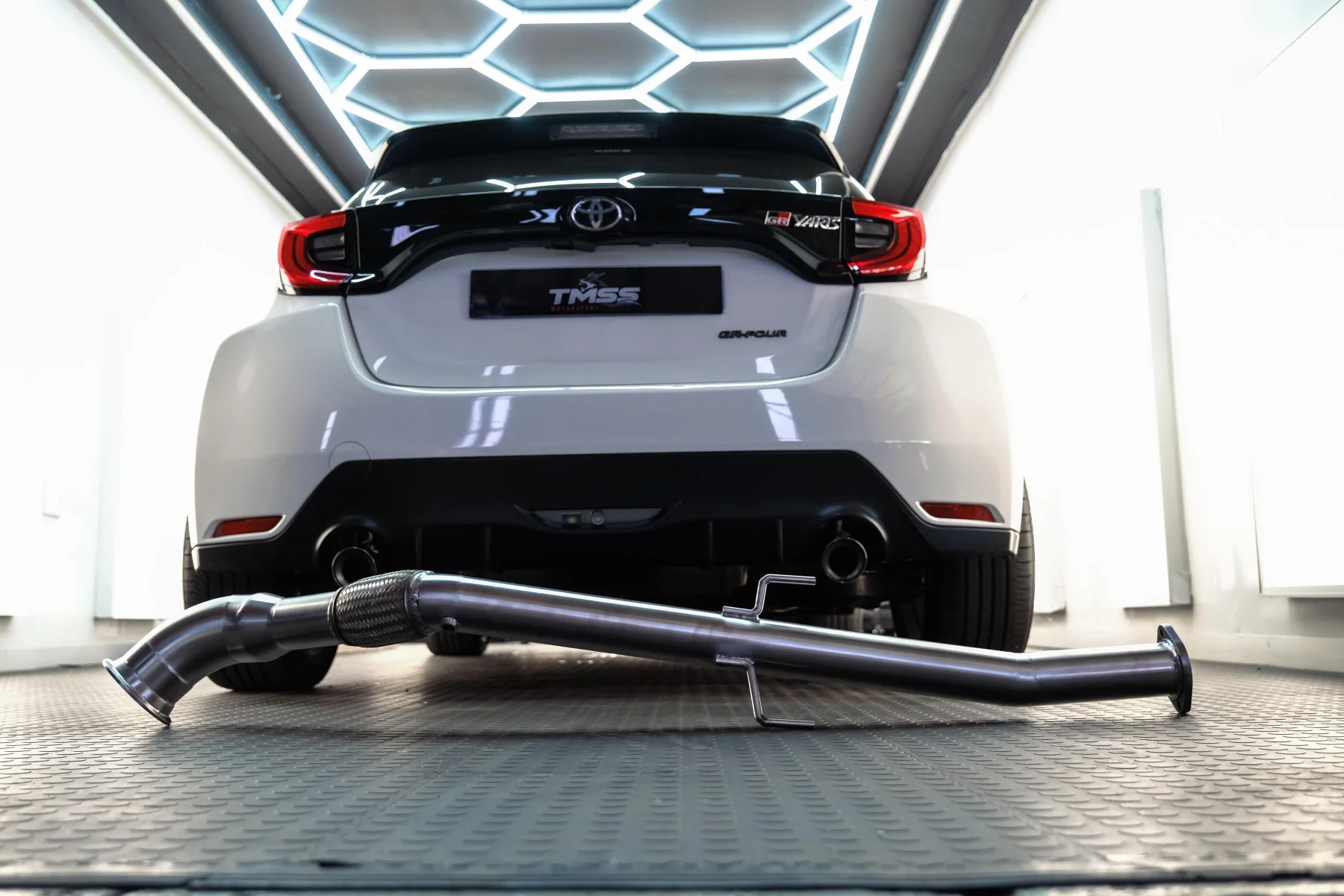 Toyota GR Yaris Decat Downpipe + Midpipe alt