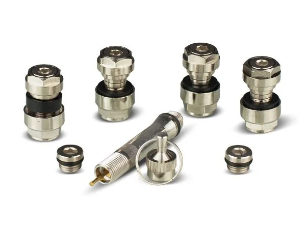 MB Design Hidden Valve kits 11.3mm / Silver / 4 valves + adapter